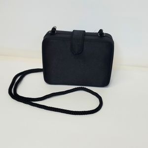 Vintage Jessica MacClintock Satin Cocktail Mini  Shoulder Clutch Crossbody Bag